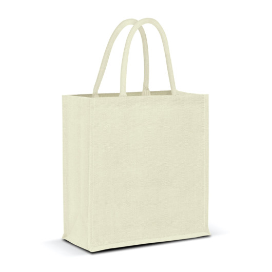 White Melbourne Jute Totes